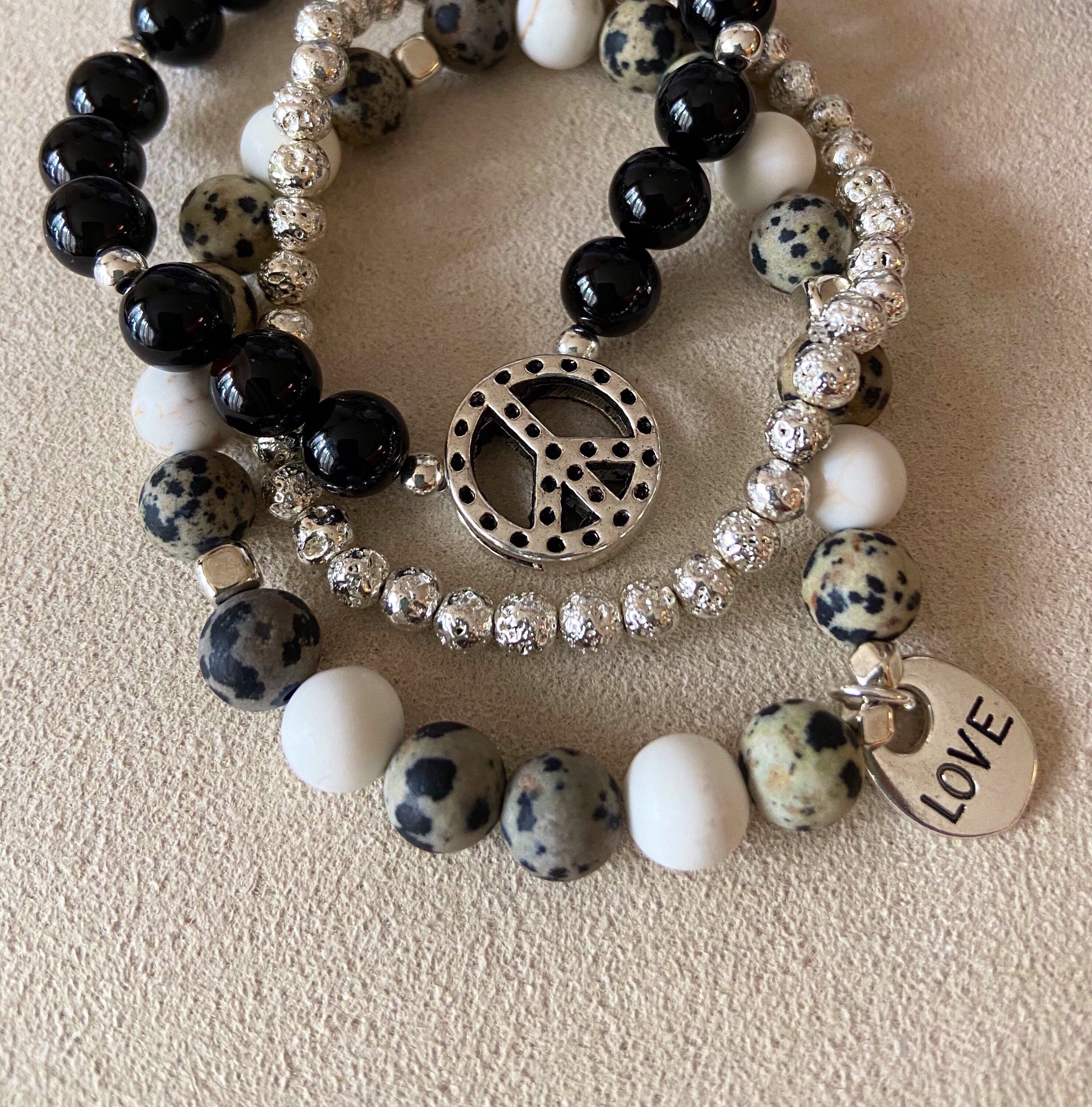 Stacked Bracelets, Stretch Bracelets, Beaded Bracelets, Boho Style