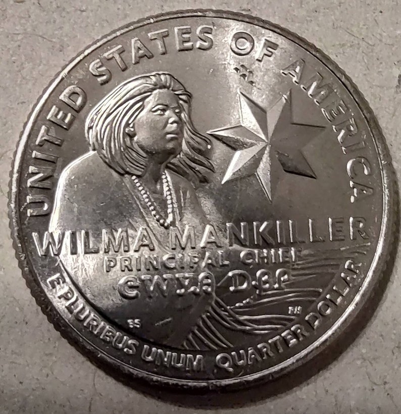 2022 P Wilma Mankiller Quarter Errors Etsy Finland