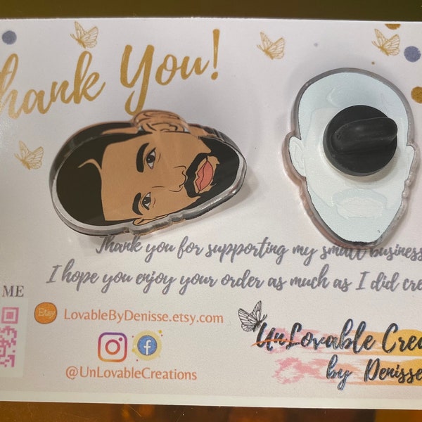 Drake Acrylic Pin, Pin,Charm, Papi Champagne, Charm, Rapper