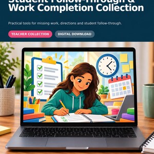Student Work Completion Bundle | Teacher Guide for Missing Work, Refusal, Directions (3 PDF Books)