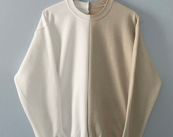 2 tone sweatshirt