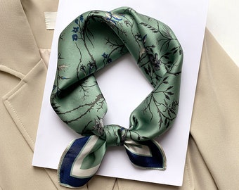 Soft Polyester Silk Womens Square Scarf Fashion Print Giraffe Repeating Brown White Hair Square Scarf Scarf Silk Scarf Hair Band Multiple Ways Of Wearing Daily Decor Soft Polyester Silk Womens Square Scarf Fashion Print Giraffe Repeating Brown White Hair Square Scarf Scarf Silk Scarf Hair Band Multiple Ways Of Wearing Daily Decor