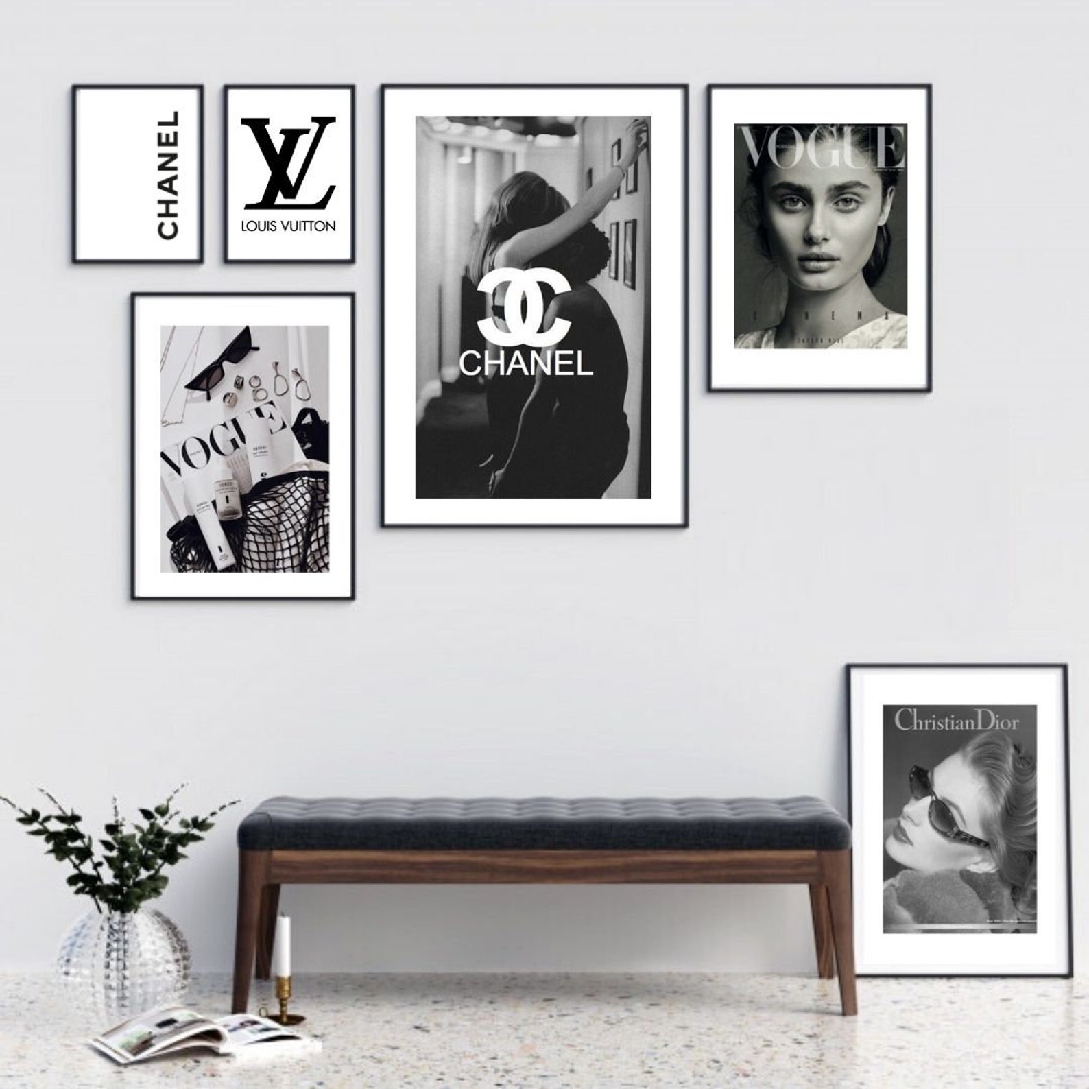 Christian Dior Print Wall Art Digital Download Poster Etsy