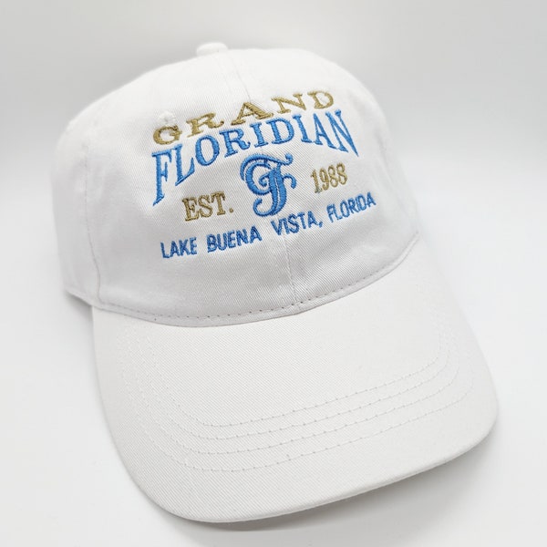 Disney Grand Floridian Resort Inspired Embroidered Hat Multiple Colors Available