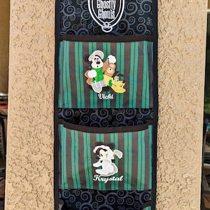 Embroidered Haunted Mansion Inspired Theme Fish Extender for Disney Cruise Line