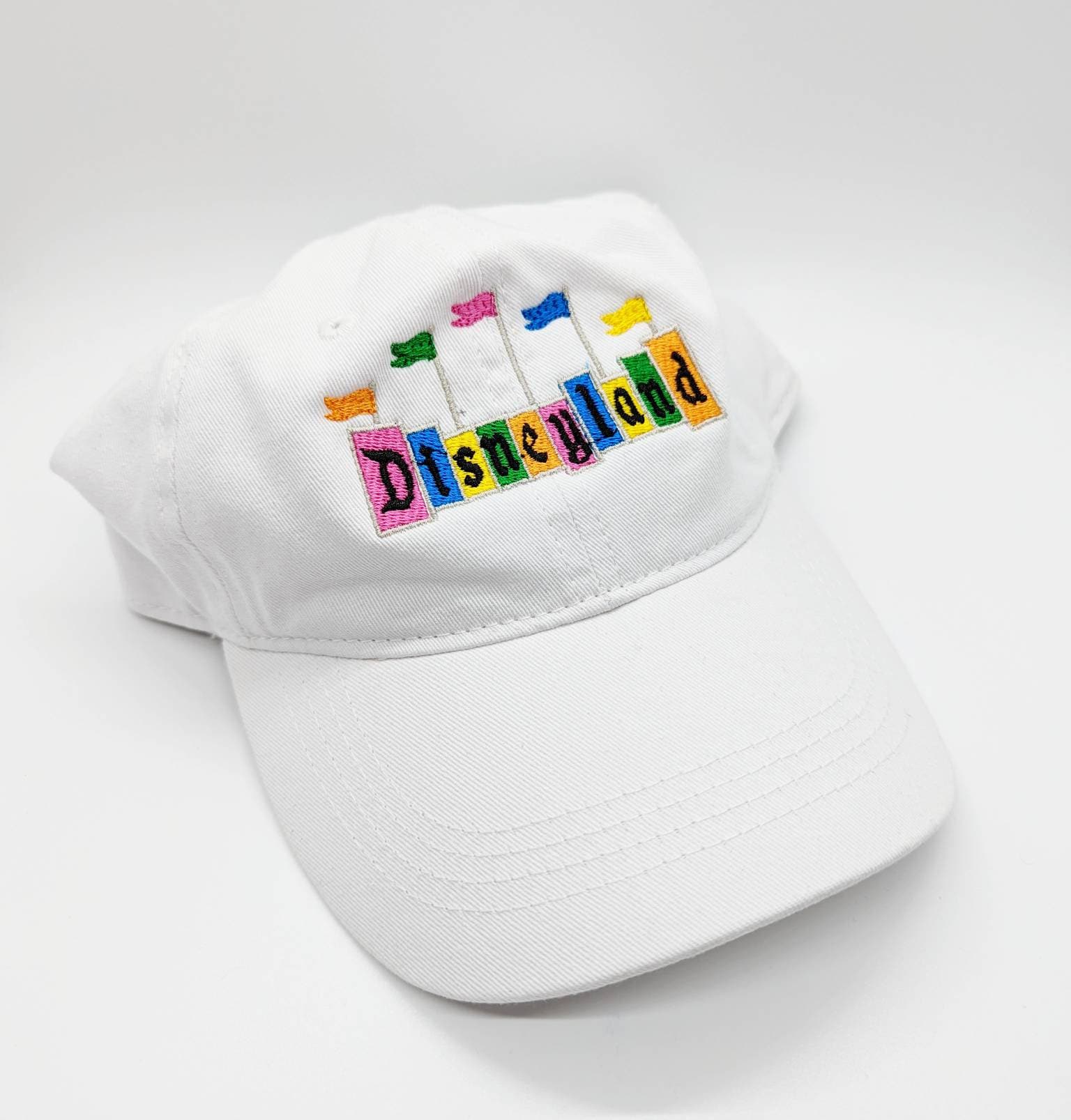 Disneyland Retro Sign Inspired Embroidered Hat Multiple 