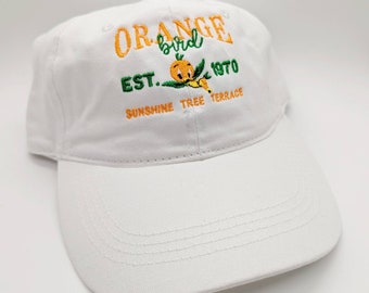 Disney Orange Bird Inspired Embroidered Hat Multiple Colors Available