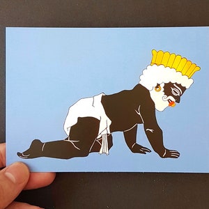 Persepolis - Baby Shah, Carte postale, Tirage d’art, A6
