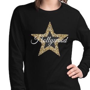 Hollywood T-shirt, Hollywood Star T-Shirt, Hollywood Souvenir T-shirt, Girl&#39;s Trip Unisex Long Sleeve Tee from Wear Your Character