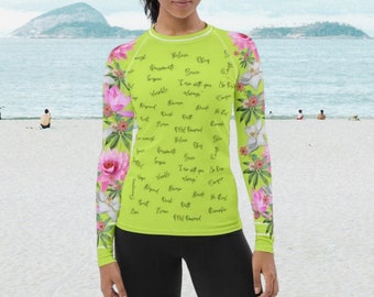 Women's Rash Guard UPF 50+ from Wear Your Character