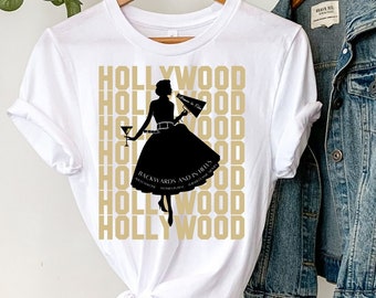 Turner Classic Movies, Classic Movies Gift, Backwards And In Heels, Hollywood T-shirt, Hollywood Glamour T-shirt from Wear Your Character