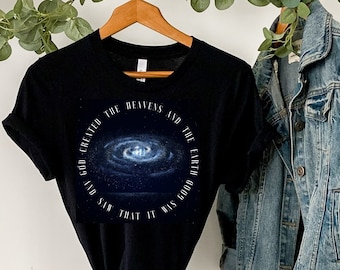 God Created The Heavens and The Earth Short-Sleeve Unisex T-Shirt from Wear Your Character