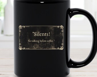 Silents! Coffee Mug: Classic Movie Fan Gift
