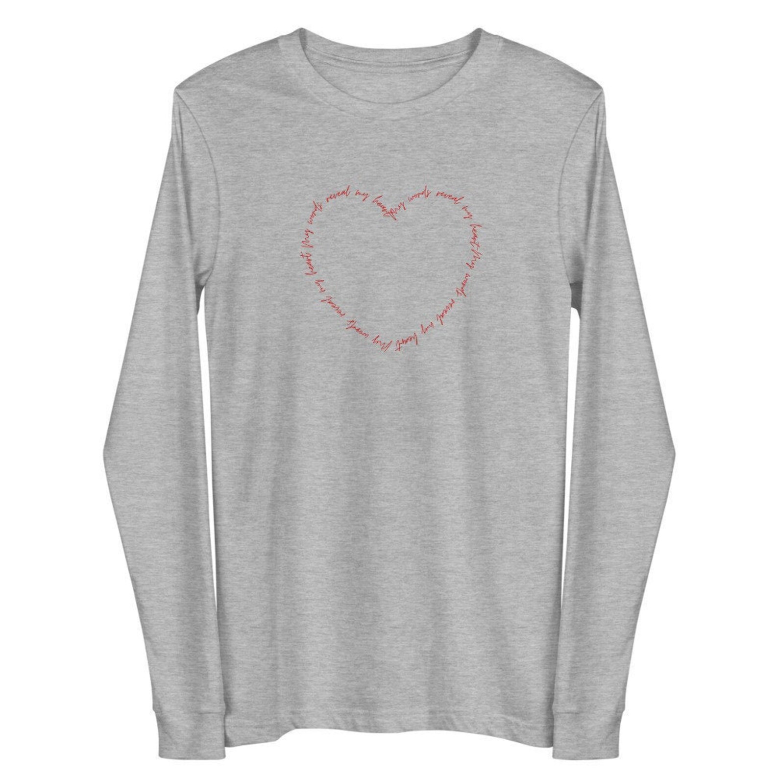 My Words Reveal My Heart Upscale Motivational Positive Etsy
