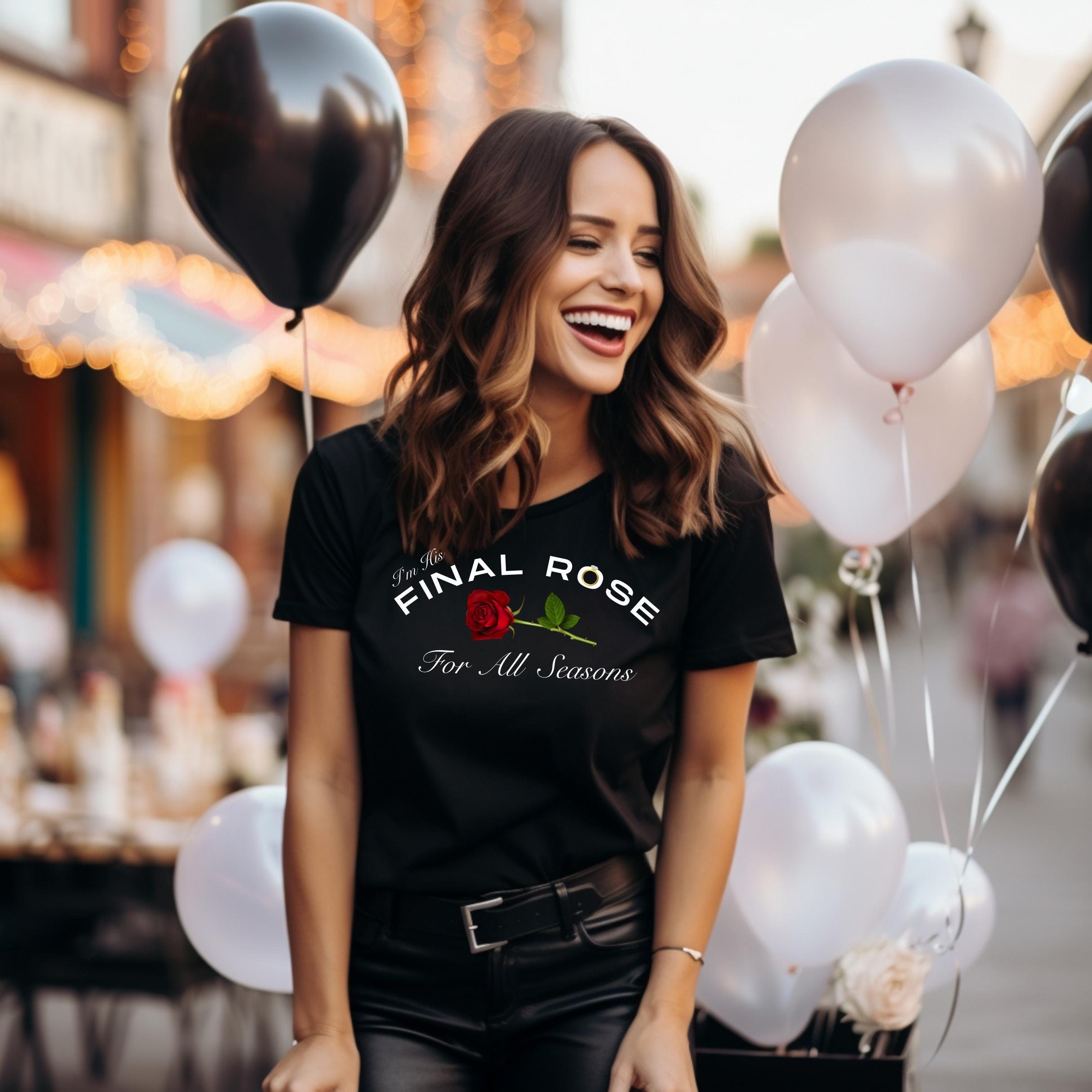 His Final Rose t-shirt,Bachelor TV Show,Final Rose Wedding engagement gift, Bachelorette Party Unisex t-shirt from Wear Your Character