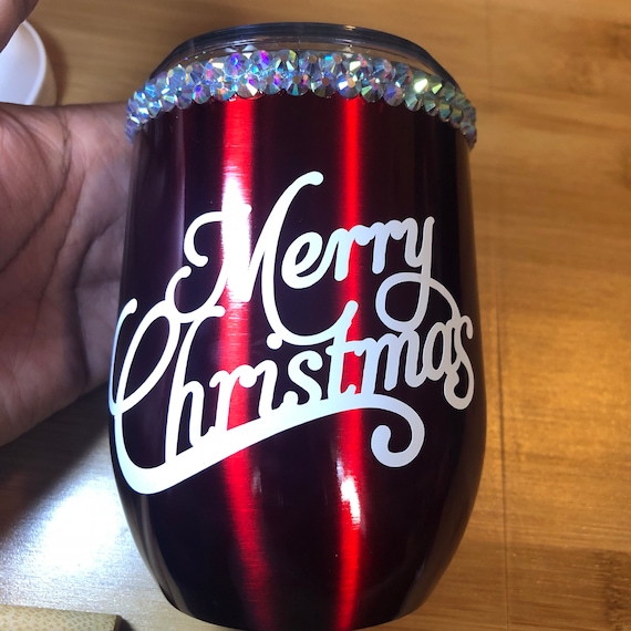 Personalized Rhinestone Tumbler Etsy