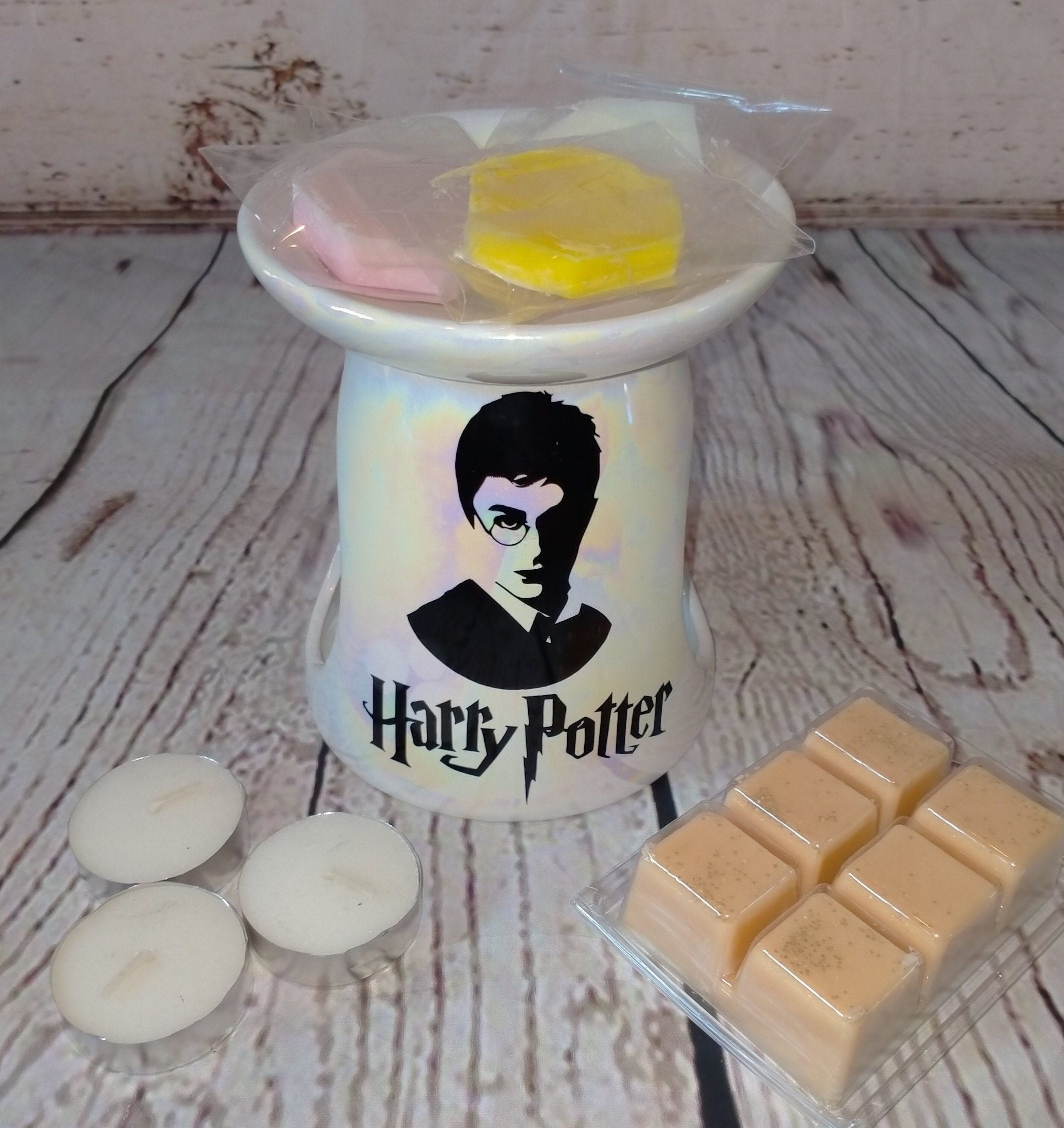 Custom made Harry Potter wax burner gift set with Butter Beer Etsy