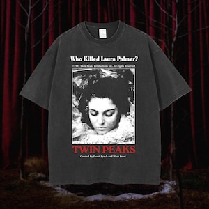 Camisa oscura Laura de Twin Peaks - Lavado vintage