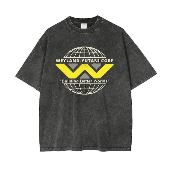 Weyland Yutani - Alien Romulus - Acid Wash Heavyweight Oversize T