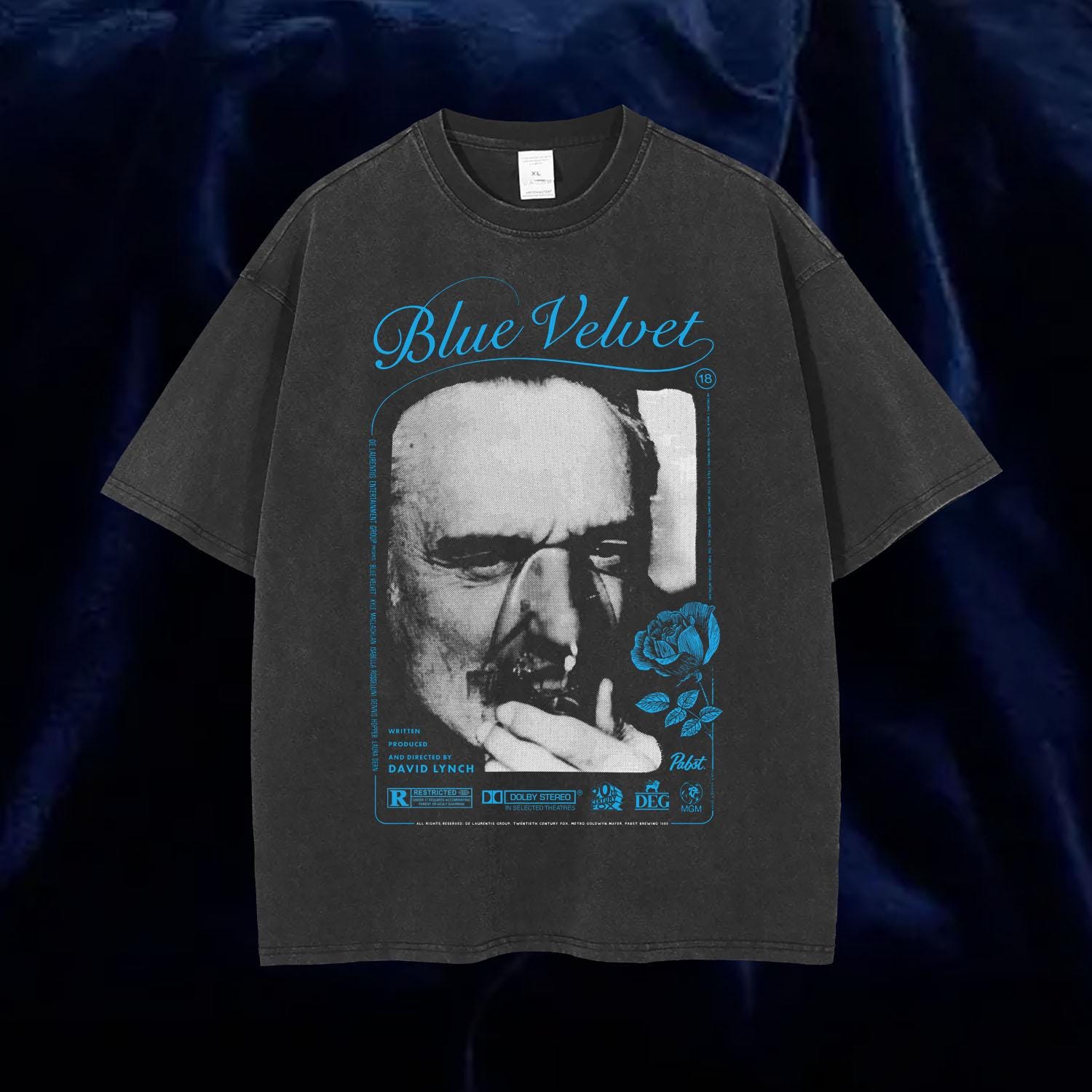 Blue Velvet T Shirt Vintage - Etsy Blue Velvet T Shirt Vintage - Etsy