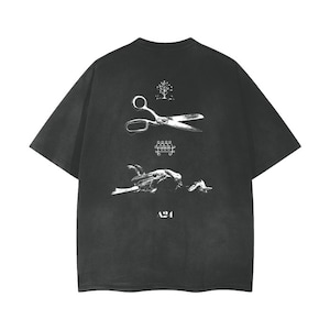 Hereditary King - Streetwear Unisex Washed Effect Vintage T-Shirt image 2