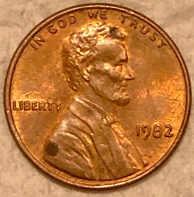 Download Rare 1982 transitional error no mint mark small date copper | Etsy
