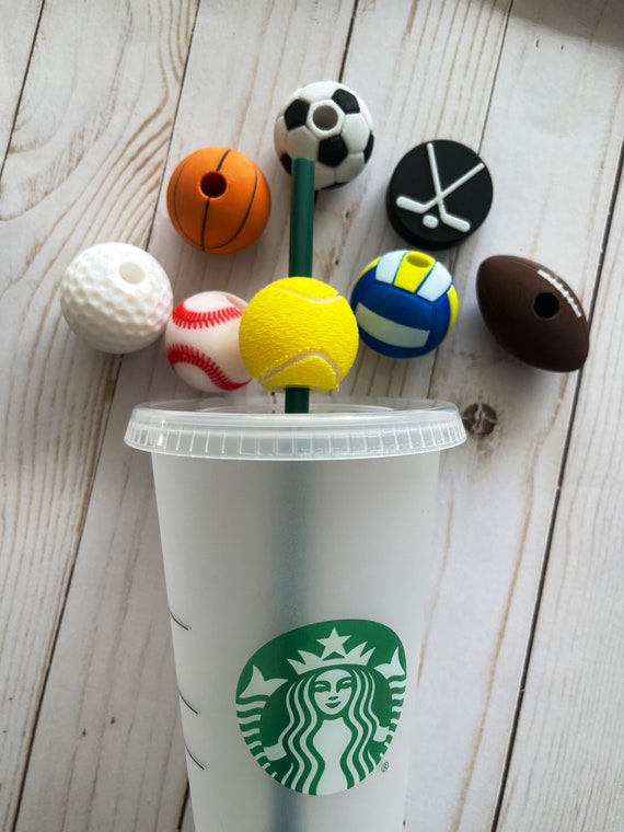 Football Straw Topper in 2023  Reusable straw, Straw, Topper