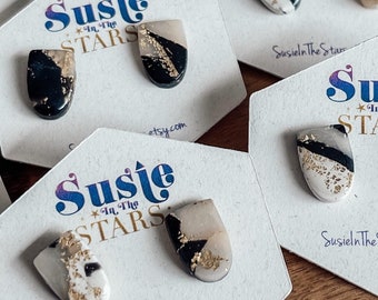 Polymer Clay Earrings, Boho Earrings, Neutrals Earrings, Summer Earrings, Clay Earrings, Spring Earrings