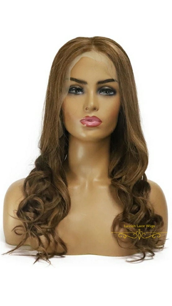 Brown Lace Front Wig/ handmade human hair wigs /custom Etsy
