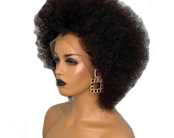 afro wig lace front