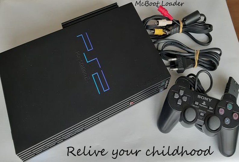 PS2 4tb Hdd Bundle Library of Games Video Game Console Etsy