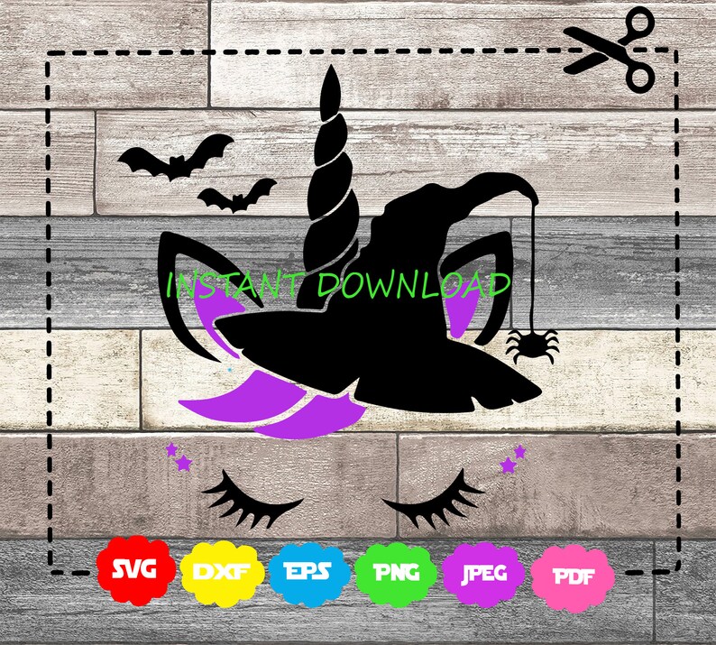 Download Clip Art Fall Autumn Png Halloween Digital File Halloween Unicorn Witch Svg Bat Svg Halloween Svg Files For Cricut Silhouette Svg Files Dxf Eps Art Collectibles