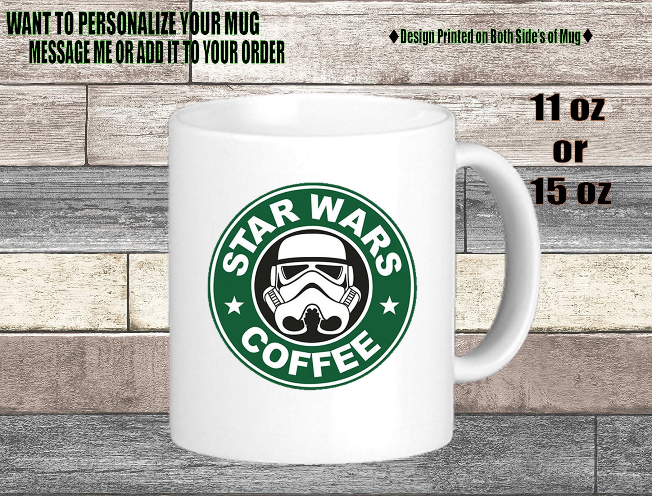 Starbucks Star Wars Coffee Mug Ceramic Coffee and Tea Mug Etsy UK