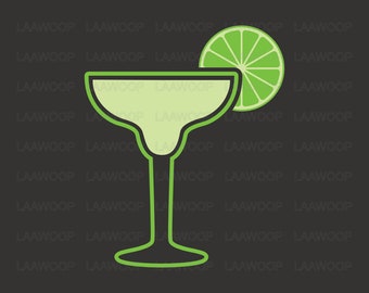 Margarita Glass Lime – SVG PNG JPG Eps Archivos pdf