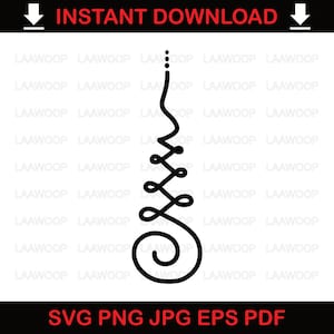 Unalome - SVG PNG JPG Eps Pdf files