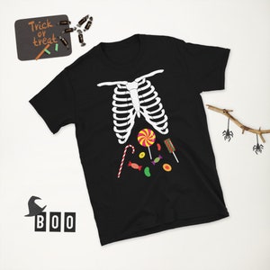 Skeleton Candy Ribcage Unisex T-Shirt