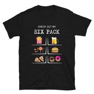 Sprawdź moją koszulkę unisex Six Pack