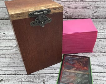 Spanische Zeder Kommandant Deck Box | Walnuss-Finish, antike Bronze Riegel