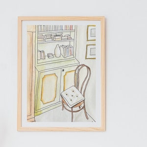 Room in Florence, Italy Downloadable Print, Wall Decor