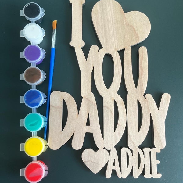 Father’s Day DIY Kit | I love you daddy | Father’s Day Gift