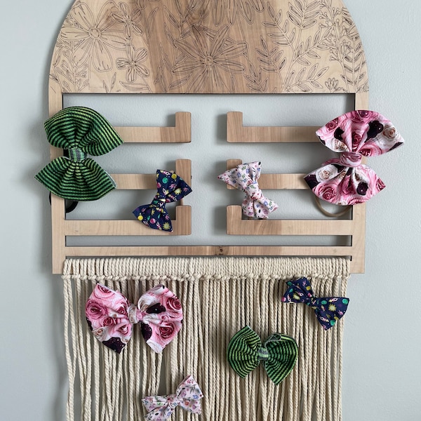 Little Girl Hair Bow Holder Etsy