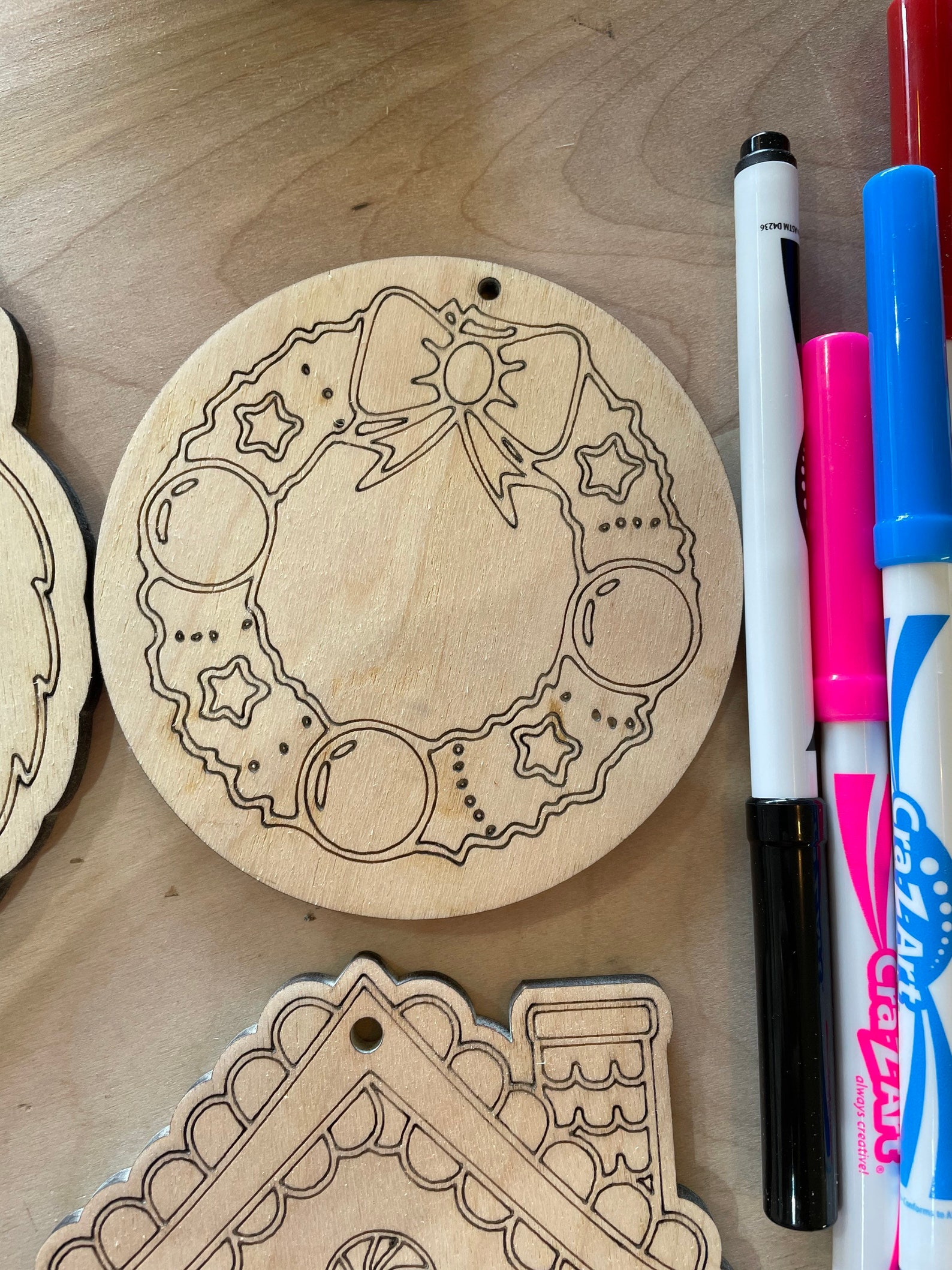 DIY Christmas Ornaments Color Your Own Christmas Ornaments Etsy