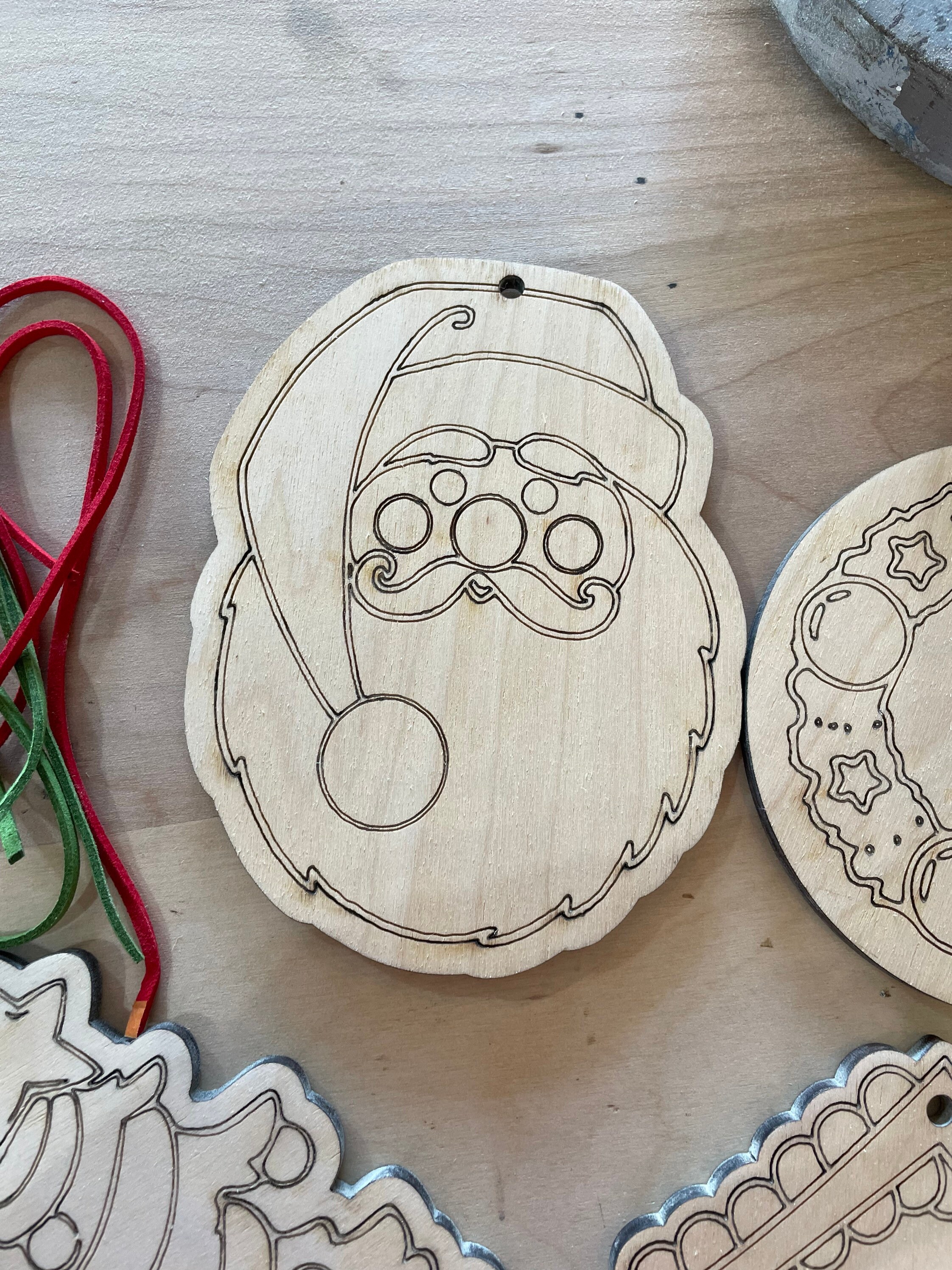 DIY Christmas Ornaments Color Your Own Christmas Ornaments Etsy