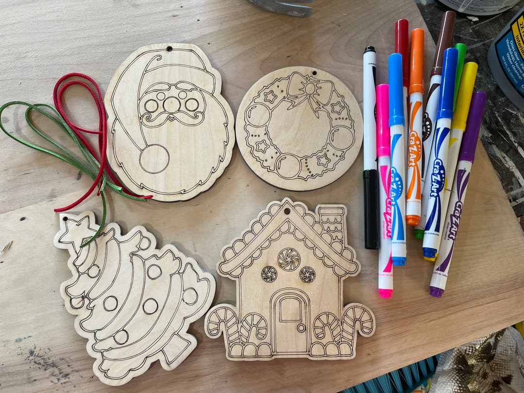 DIY Christmas Ornaments Color Your Own Christmas Ornaments Christmas