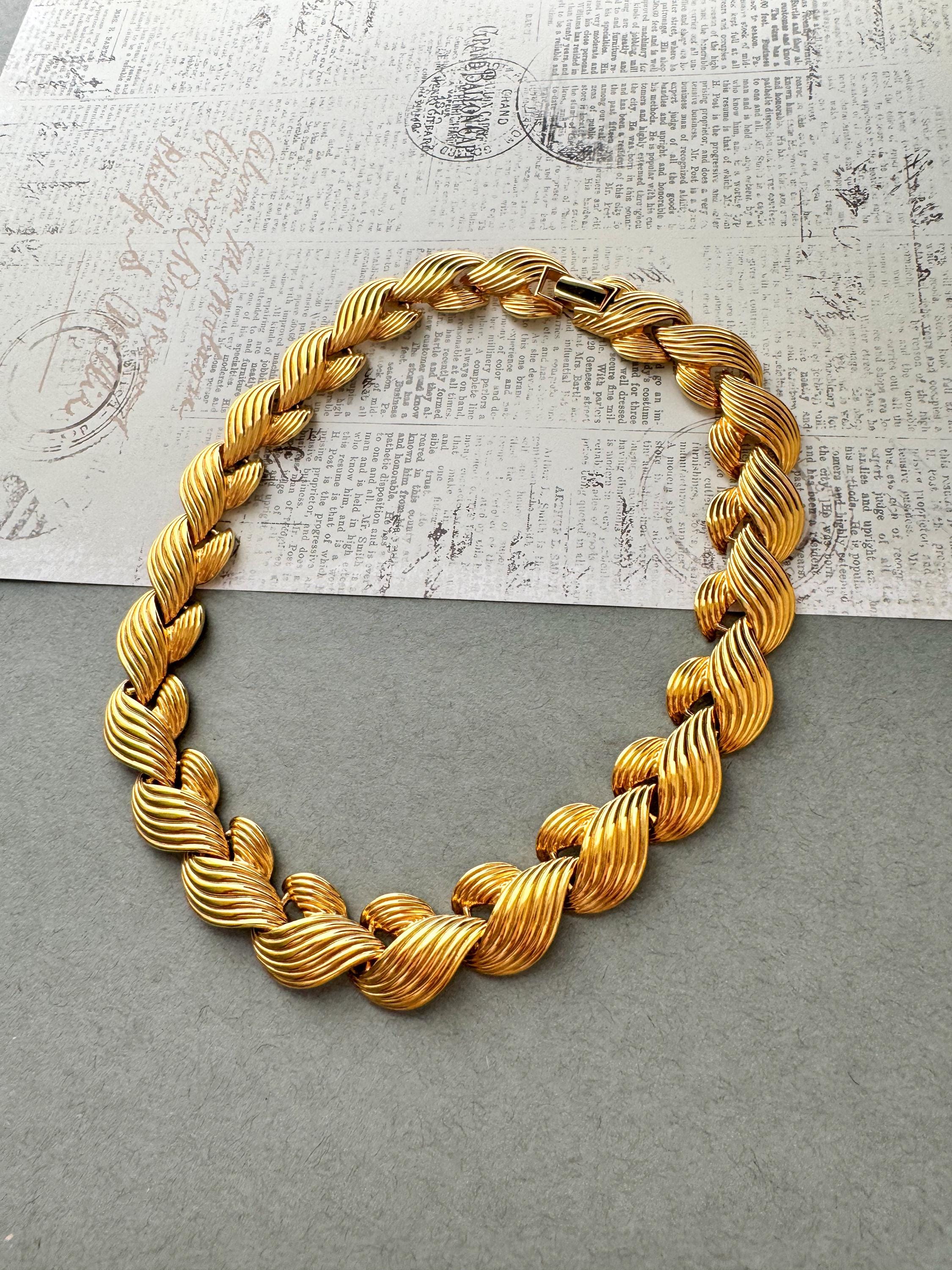 ネックレス・チョーカー [VINTAGE HOLLYWOOD] Basic Rope Necklace Vintage Choker Necklaces - Etsy