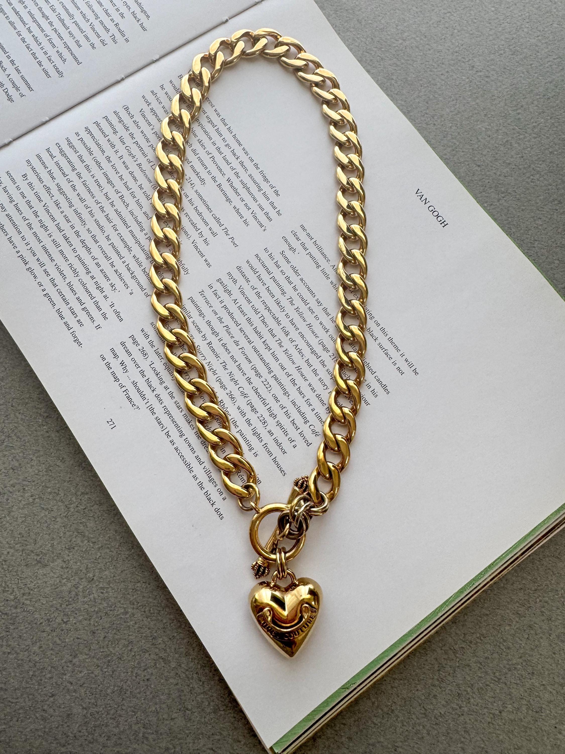 Vintage Juicy Couture Heart Necklace - Etsy display picture 1