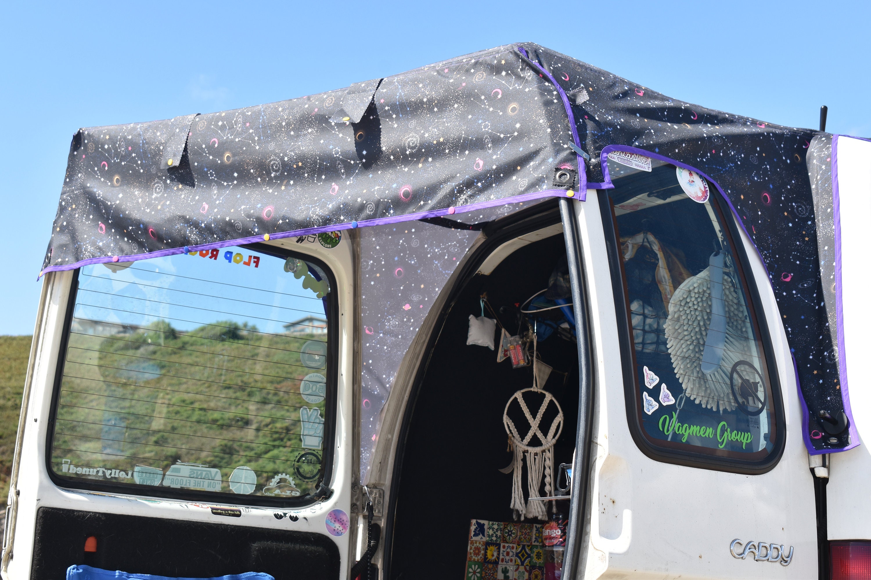 V.W MK2 Caddy Campervan Barn Door Awning PRIVACY EXTENSION Etsy