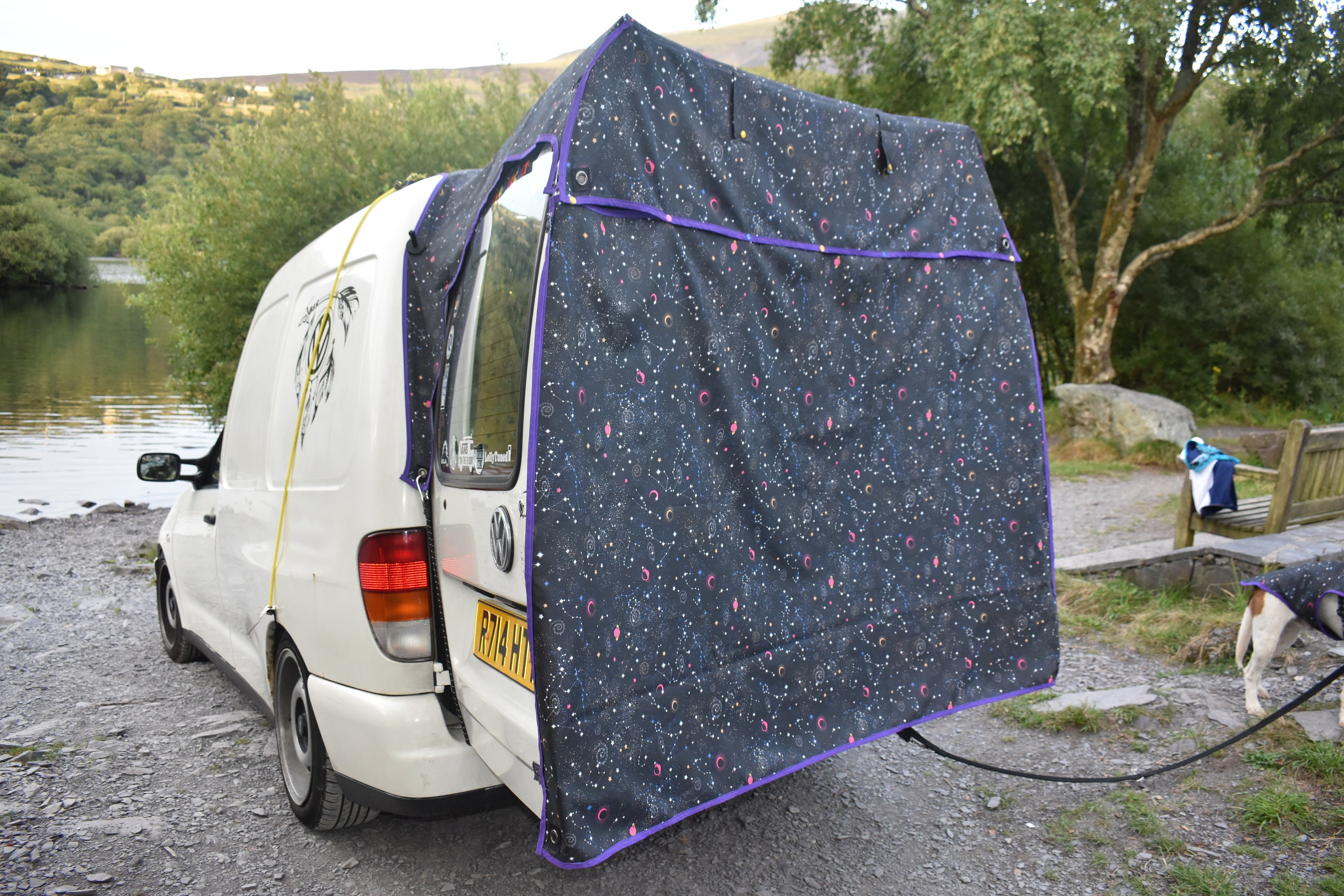 V.W MK2 Caddy Campervan Barn Door Awning PRIVACY EXTENSION Etsy