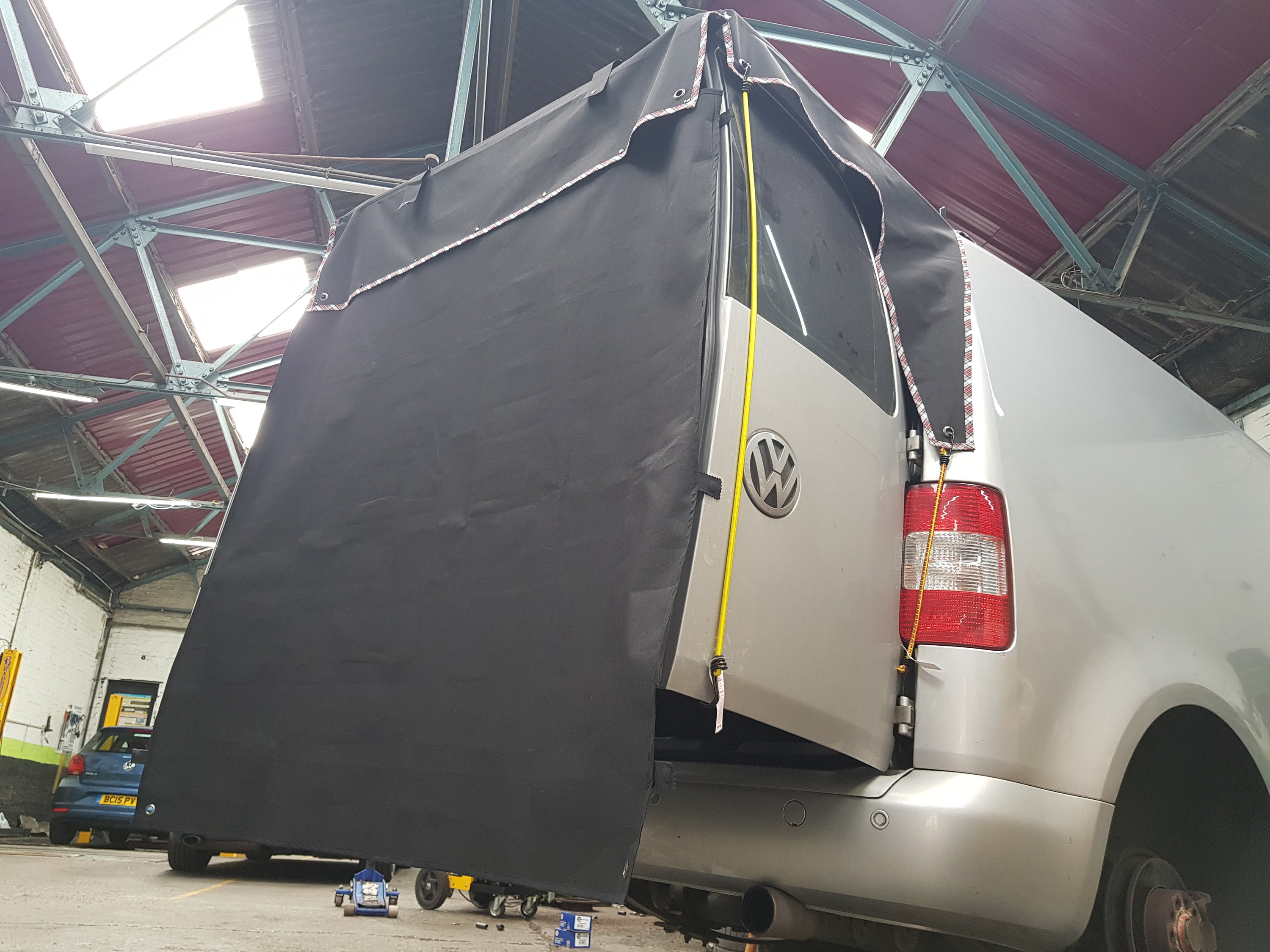 NEW V.W MK3 Caddy Campervan Barn Door Awning PRIVACY EXTENSION Etsy