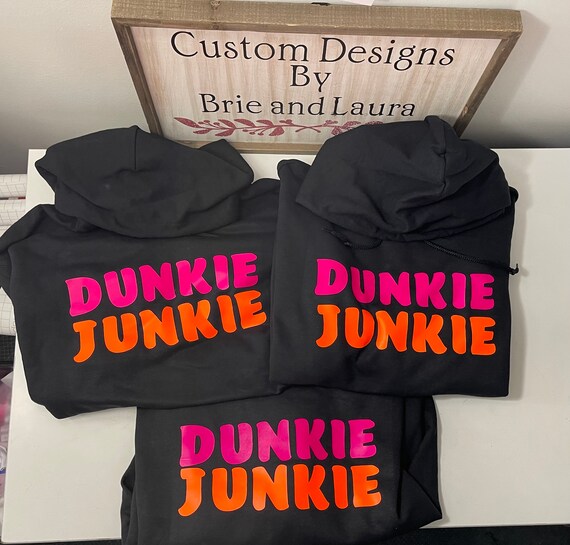 Dunkie Junkie Apparel Dunkin Donuts Merchandise Custom Etsy